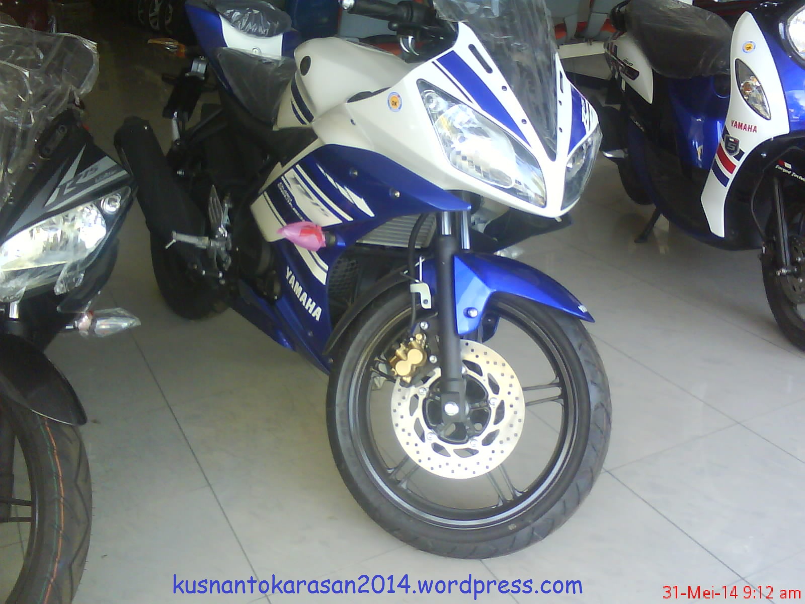 Yamaha R15 Warna Biru Putih Kusnantokarasancom