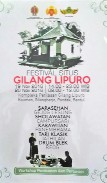 Festival Situs Gilanglipuro Pandak Bantul